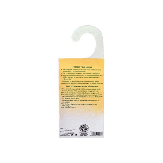 Colibri 1 Sachet à Suspendre Citronnelle chez Arabesk|fr
