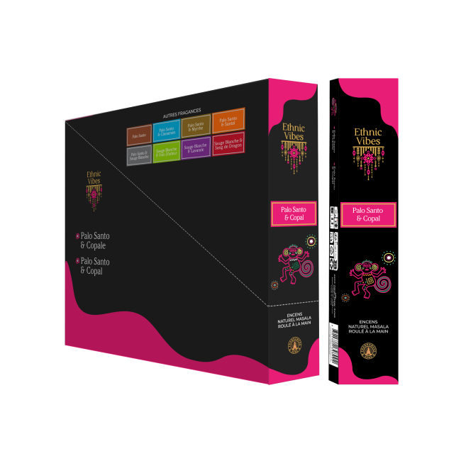 Encens Fragrances & Sens Ethnic Vibes Palo Santo & Copal Masala 15g chez Arabesk