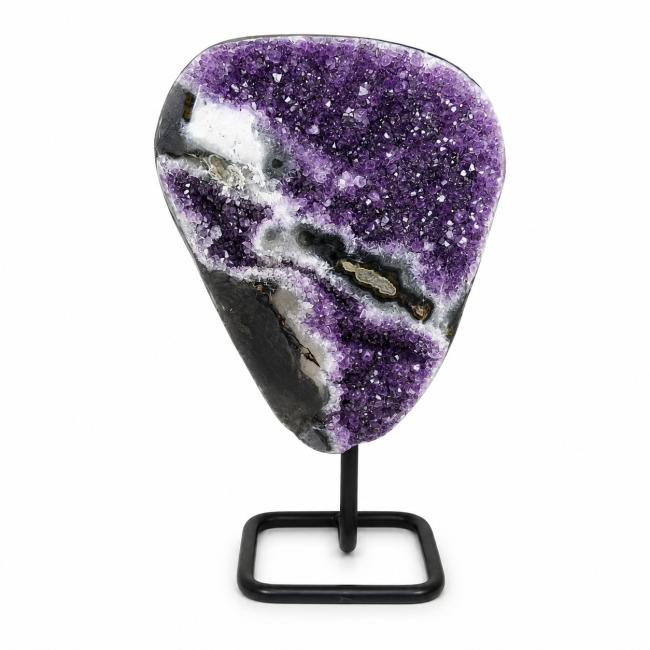 Géode améthyste Brésil A sur socle 2.3 kg