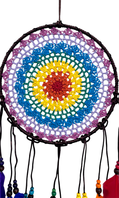 Dream-catcher Mandala 7 Chakras 20 cm chez Arabesk|fr