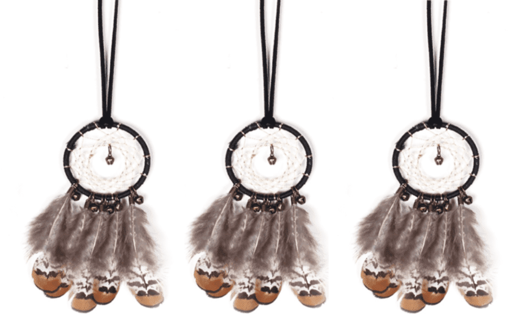 Pack de 3 Dreamcatcher - diamètre: 6cm