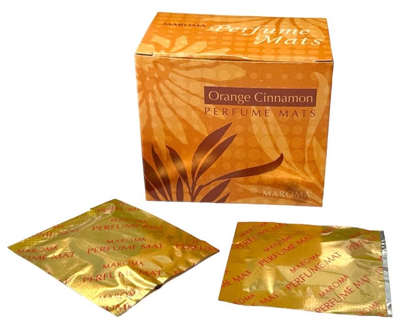 Plaquettes parfumées aux huiles essentielles Orange Cannelle x10 chez Arabesk