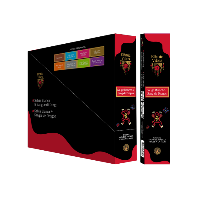 Encens Fragrances & Sens Ethnic Vibes Sauge Blanche & Sang de Dragon Masala 15g