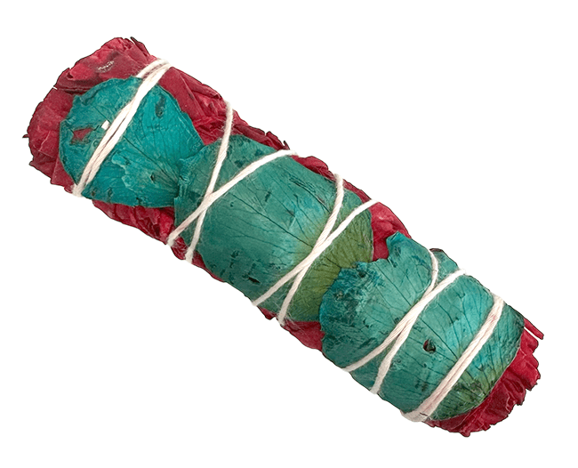 Sauge blanche Sang de Dragon & Pétales de Rose Bleue fagot 25-30g 10cm chez Arabesk|fr
