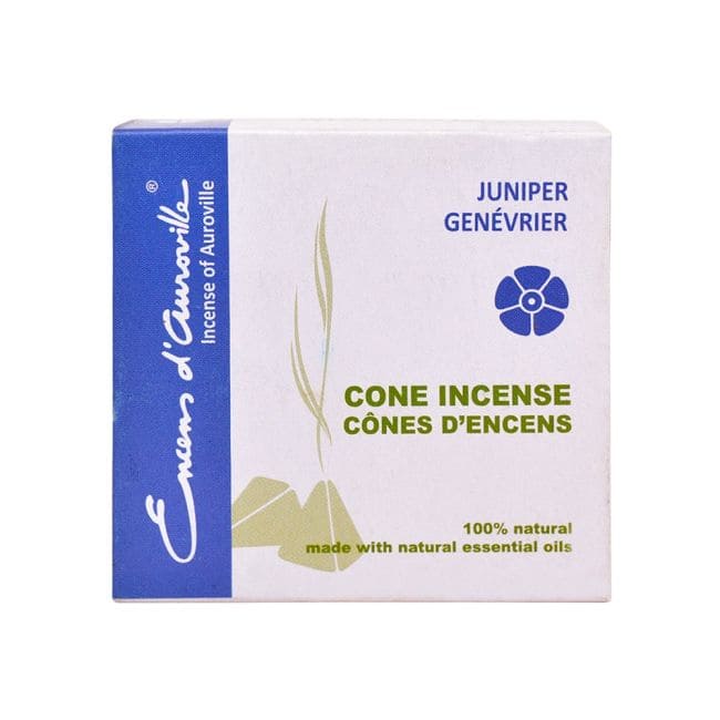 Encens d'Auroville Genévrier Juniper 5x10 Cônes chez Arabesk