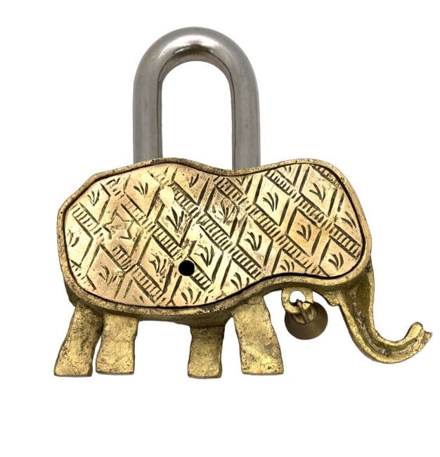 Cadenas  en laiton - Éléphant