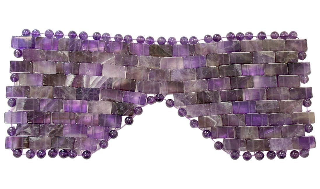 Brasilianischer Amethyst Eine Augenmaske