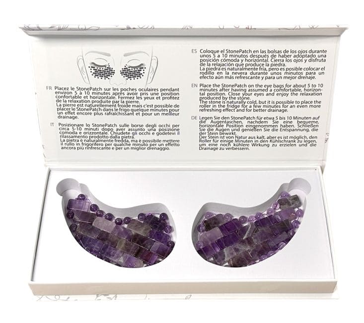 Amethyst Eine Augenklappe (2er-Set) aus Brasilien