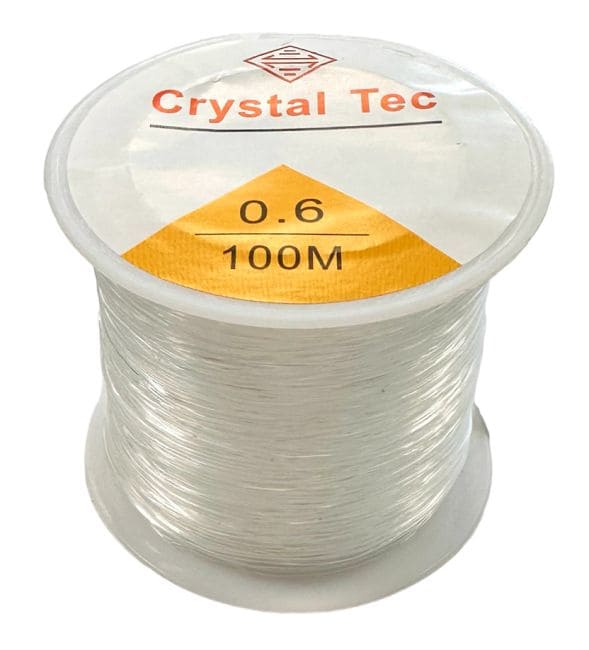 Fil élastique rond en cristal 0.6mm 100m chez Arabesk