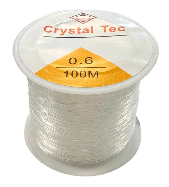 Fil élastique rond en cristal 0.6mm 100m