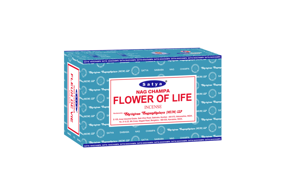 Encens Satya Fleur de Vie 15g chez Arabesk|fr