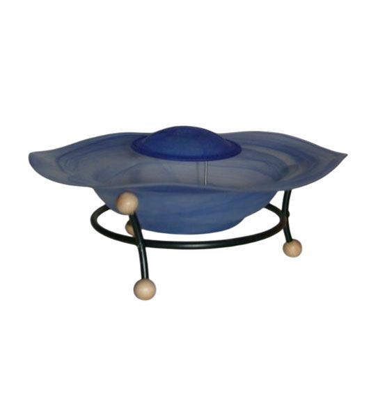 La Cascade Vase Fontaine Brumisante Bleue 42cm