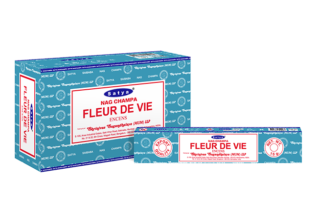 Encens Satya Fleur de Vie 15g chez Arabesk