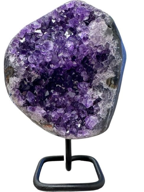 Géode améthyste Uruguay AA sur socle 2.3kg