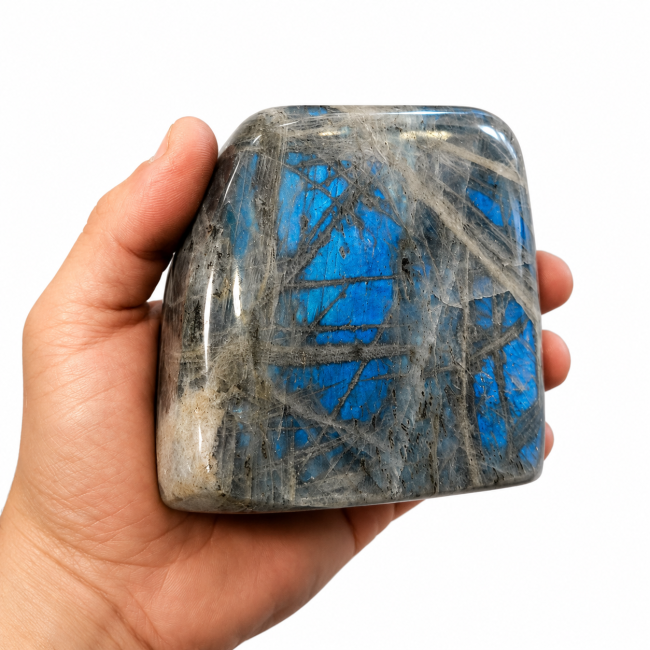 Bloc de Labradorite poli  1.050 kg