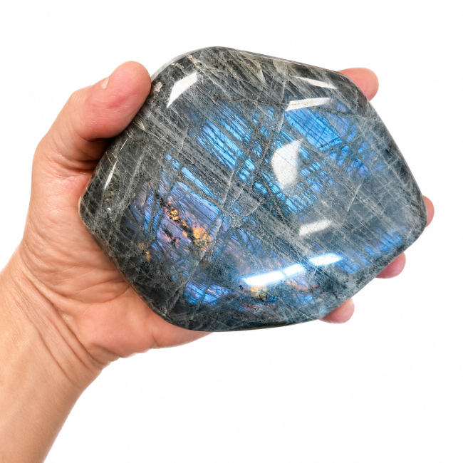 Bloc de Labradorite poli  1.080 kg