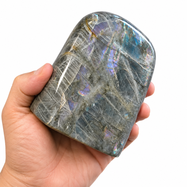 Bloc de Labradorite poli  1.230kg