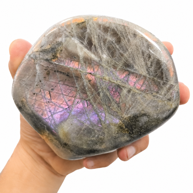 Bloc de Labradorite poli  1.240kg