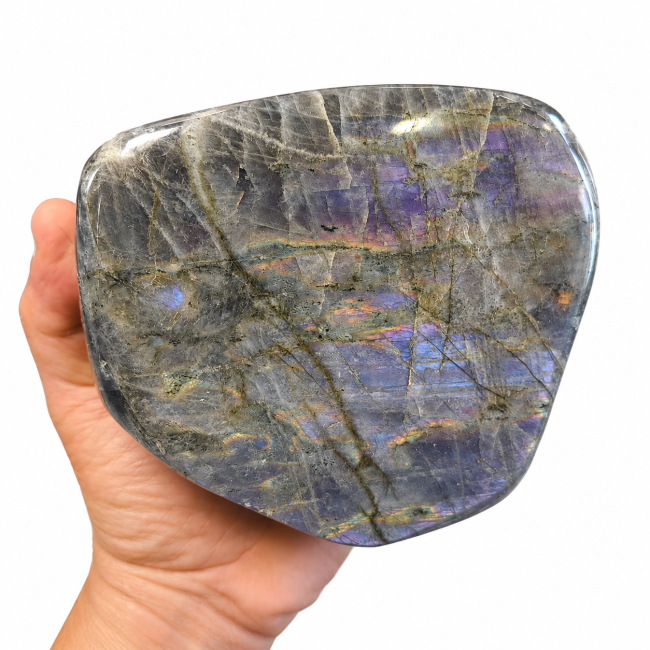 Bloc de Labradorite poli  1.600 kg