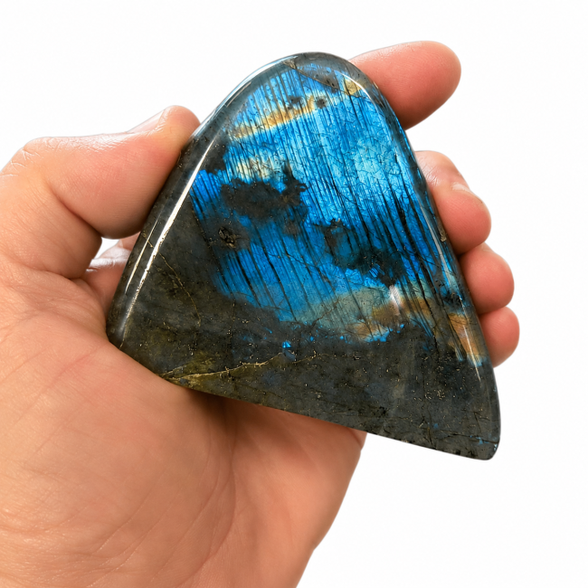 Bloc de Labradorite poli  0.310kg