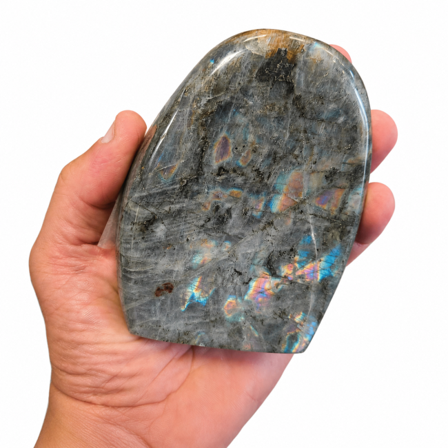 Bloc de Labradorite poli  0.520kg