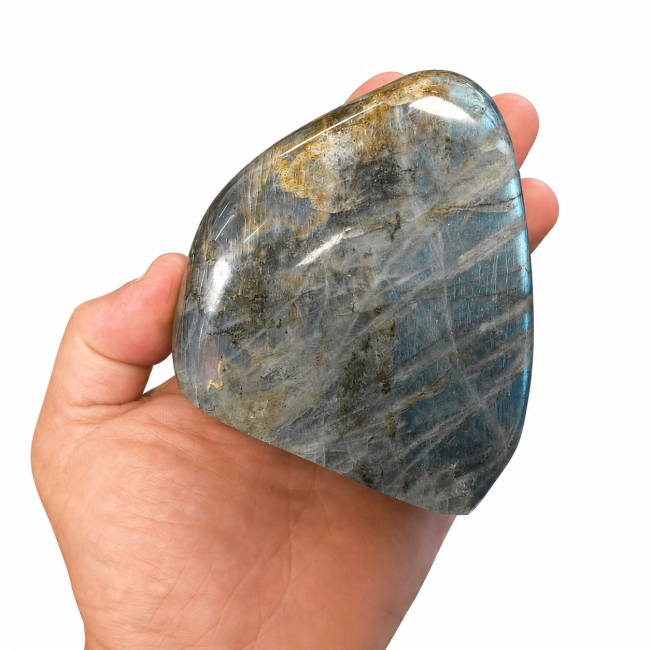 Bloc de Labradorite poli  0.540kg