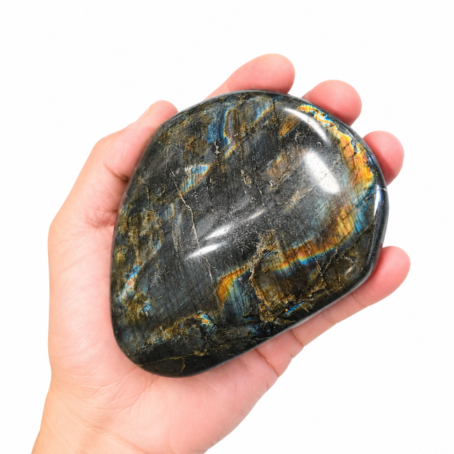 Bloc de Labradorite poli  0.660kg