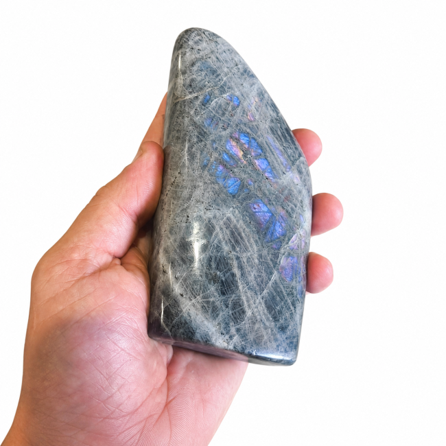 Bloc de Labradorite poli  0.670kg