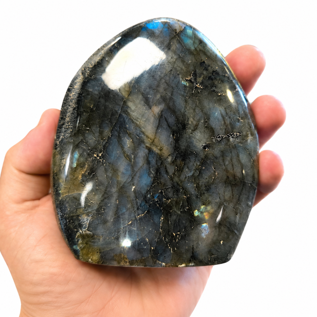 Bloc de Labradorite poli  0.720kg