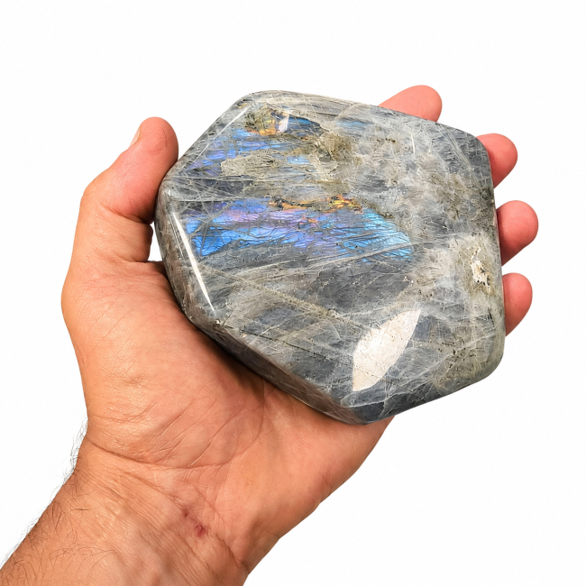 Bloc de Labradorite poli  0.770kg