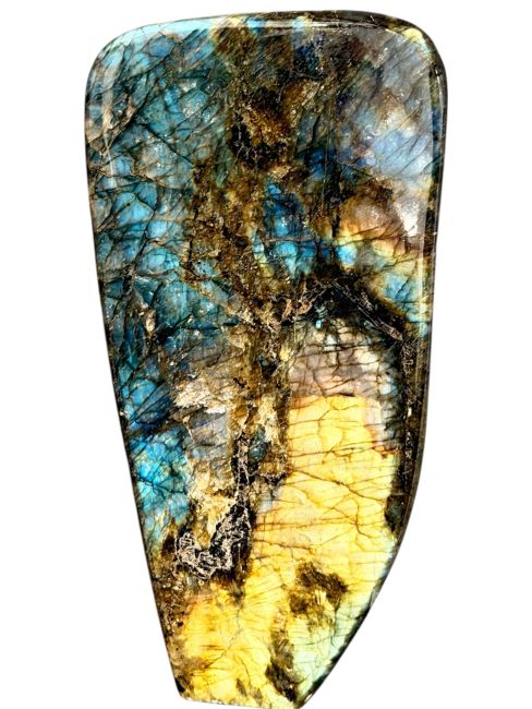 Bloc de Labradorite poli  1.220kg