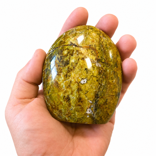 Bloc opale verte polie 0.370kg