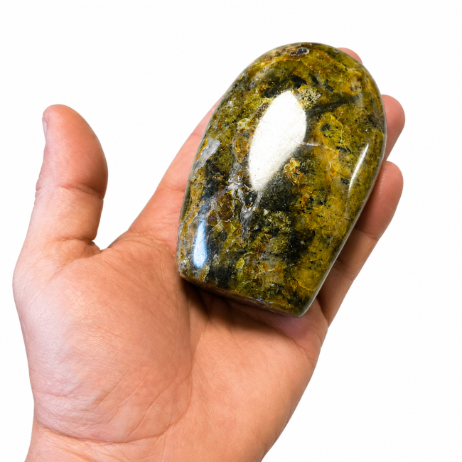 Bloc opale verte polie 0.390kg
