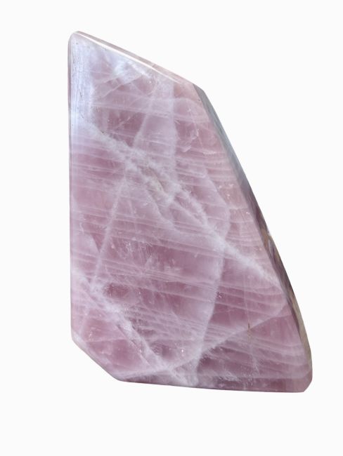 Bloc de Quartz Rose poli 1.530kg