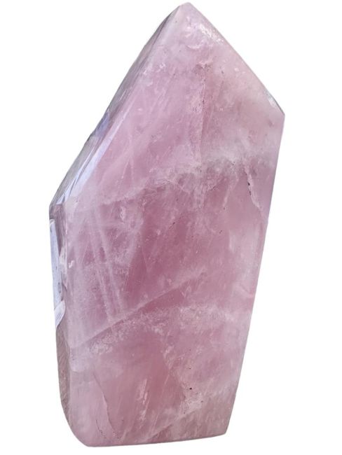 Bloc de Quartz Rose poli 1.55kg chez Arabesk