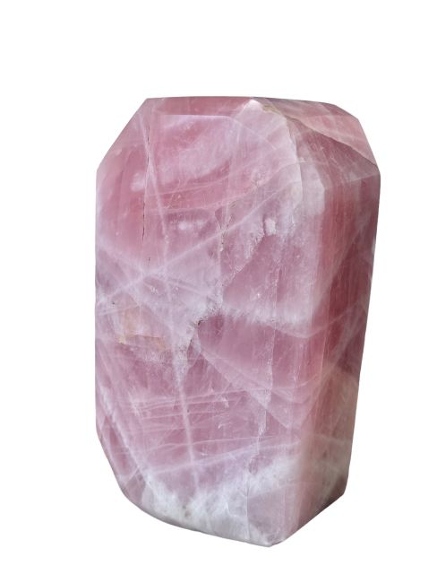 Bloc de Quartz Rose poli 1.621kg