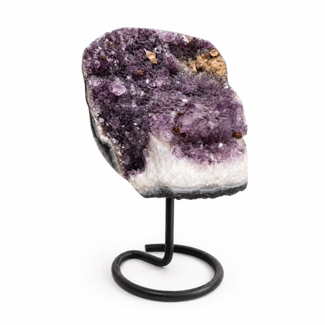 Géode améthyste Brésil A sur socle 5.4 kg