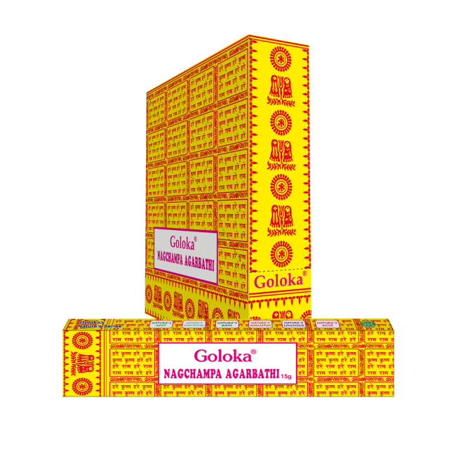 Encens Goloka Nag Champa 15g 2026 chez Arabesk