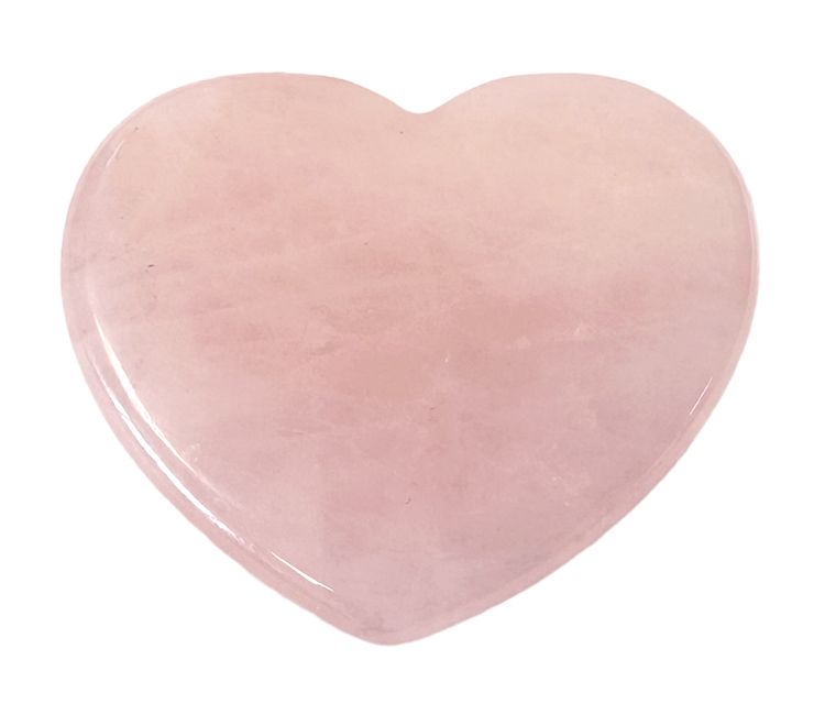 Massage Gua Sha Coeur en Quartz Rose A+ chez Arabesk