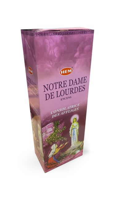 Encens Hem Notre Dame de Lourdes (Violet) hexa
