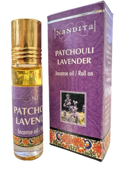 Huile parfumée Nandita Patchouli Lavande 8ml