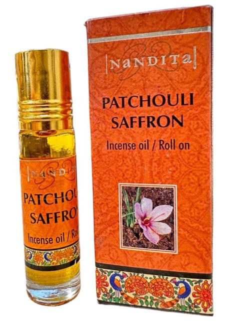 Huile parfumée Nandita Patchouli Saffran 8ml