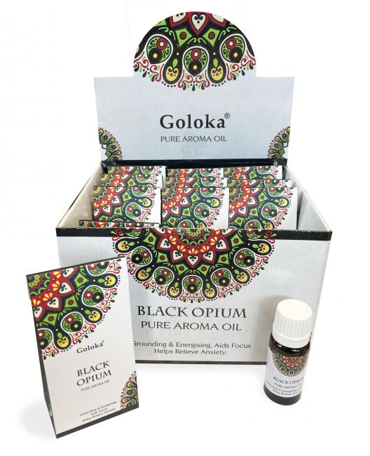 Huile parfumée Goloka Opium 10mL x 12