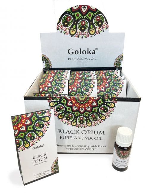 Huile parfumée Goloka Black Opium 10mL x 12