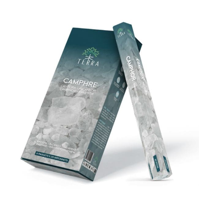 Encens Terra camphre hexa sans charbon 30grs chez Arabesk
