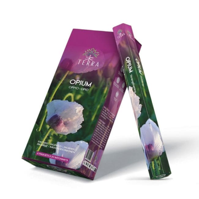 Encens Terra Opium hexa sans charbon 30grs chez Arabesk