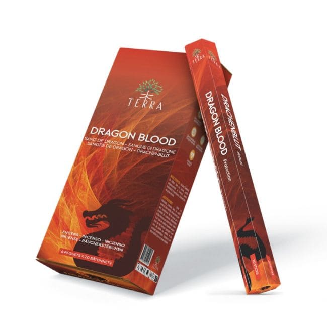 Encens Terra Sang de Dragon  hexa sans charbon chez Arabesk