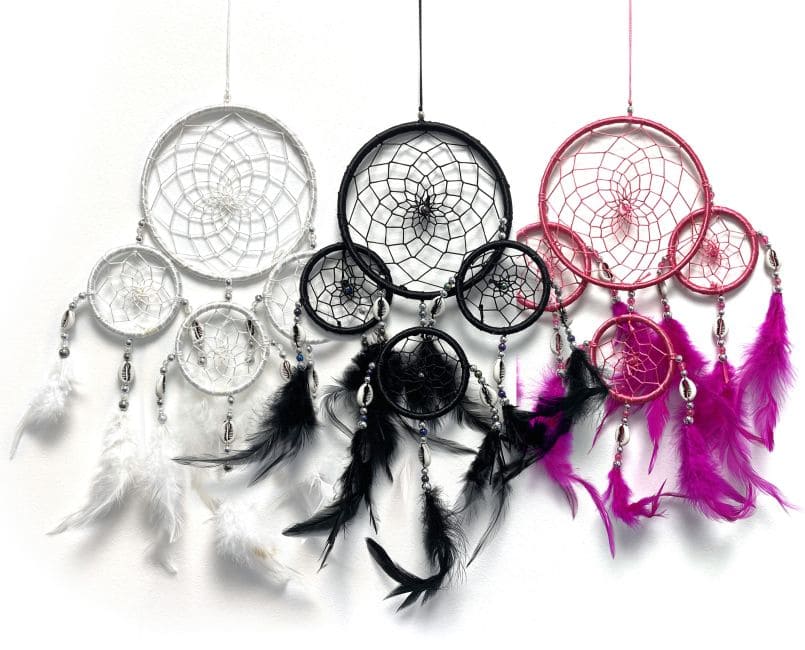 Pack de 3 Dreamcatcher - diamètre: 13cm