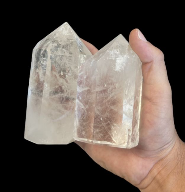 Prismes de cristal de roche de Madagascar - 5 pièces 1.697 k