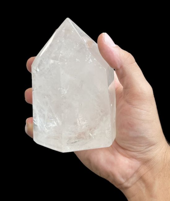 Prismes de cristal de roche de Madagascar - 6 pièces 1.500k